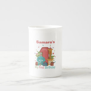 My First Birthday Bone China Mug