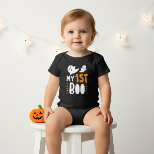 My First Boo, 1st Halloween T-Shirt for Kids Baby Bodysuit