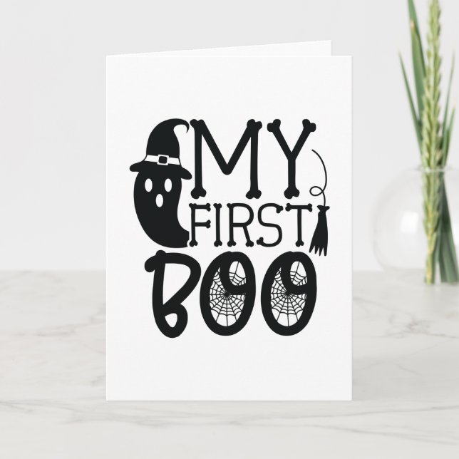 My First Boo Card (Front)
