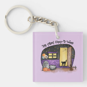 My First Camp-O-Ween   Halloween Camping Key Ring