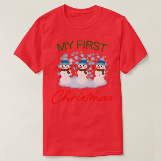 my first christmas 12 T-Shirt (Design Front)