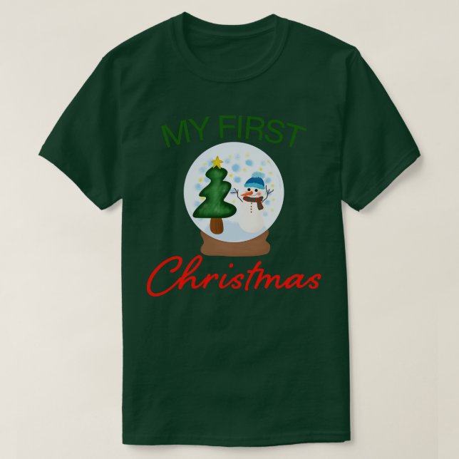 my first christmas 1 T-Shirt (Design Front)