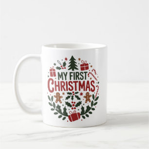 My First Christmas 1st Xmas Family Matching Baby Coffee Mug