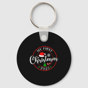 My First Christmas 2025 1st Christmas Family Match Key Ring