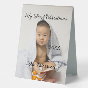 My first Christmas add baby name date year photo s