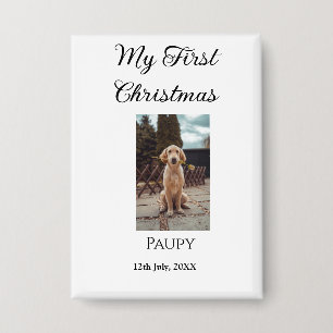 My first Christmas add pet name dog cat year photo
