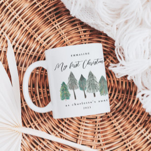 My First Christmas as Aunt Photo Coffee Mug