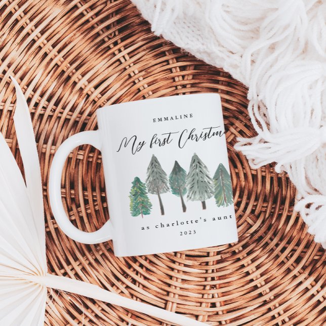 My First Christmas as Aunt Photo Coffee Mug (Creator Uploaded)