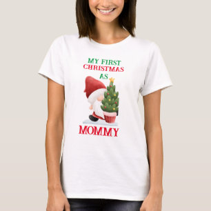 My first Christmas as mummy, family Christmas T-Shirt