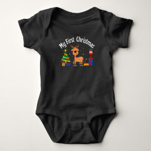 My First Christmas Baby Bodysuit