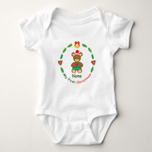 My First Christmas Baby Bodysuit