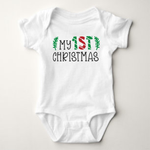 My First Christmas Baby Bodysuit
