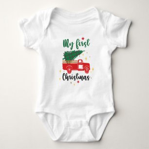 My First Christmas Baby Bodysuit