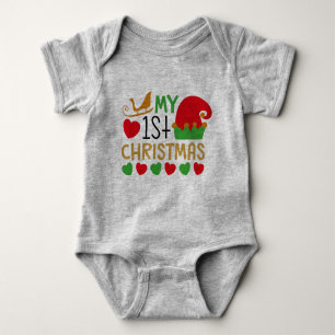 My First Christmas Baby Bodysuit