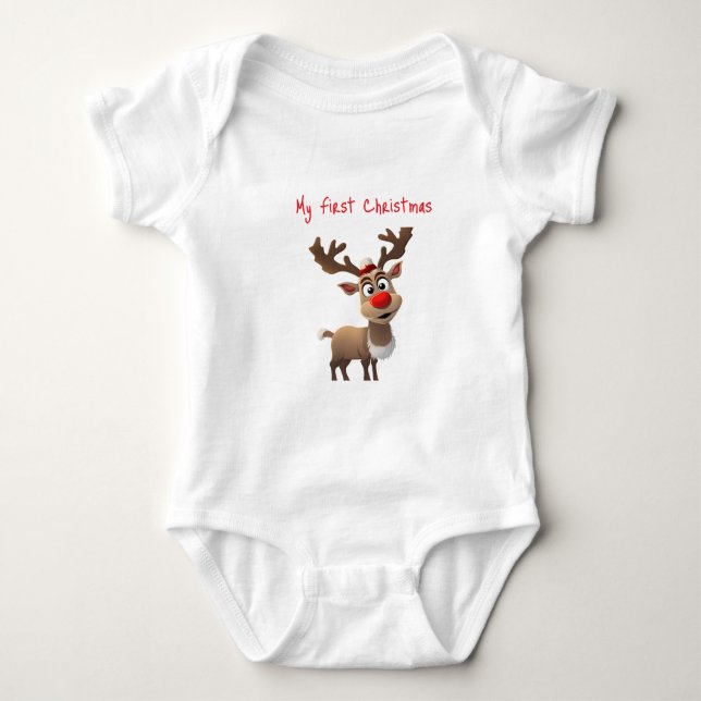 My First Christmas -  Baby Bodysuit (Front)