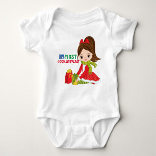 My first Christmas Baby Bodysuit 