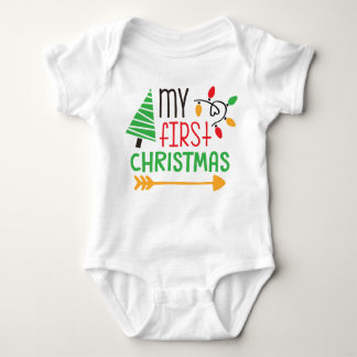 My First Christmas Baby Bodysuit