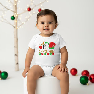 My First Christmas Baby Bodysuit