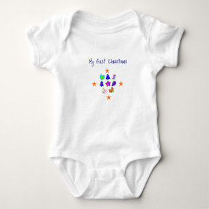 My First Christmas - Baby Bodysuit