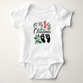 My First Christmas Baby Bodysuit