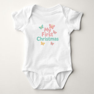 My First Christmas Baby Bodysuit