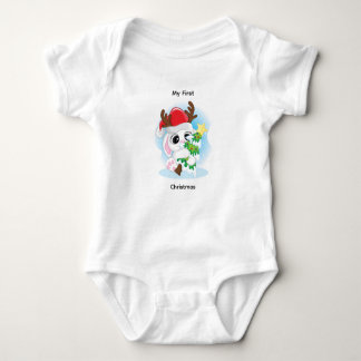 My First Christmas Baby Grow Newborn Christmas Baby Bodysuit