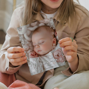 My First Christmas Baby Photo Print