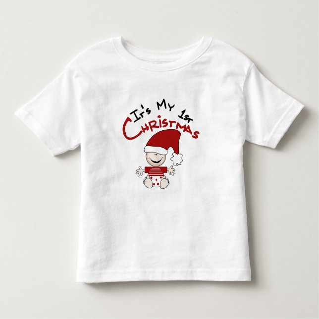 My First Christmas Baby Santa Tshirts and Gifts (Front)