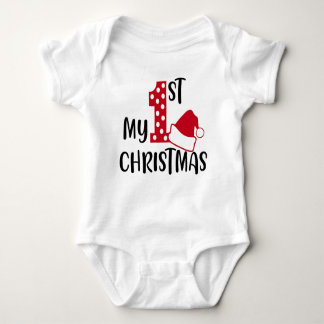 🎄My First Christmas Baby T-Shirt | Cute Holiday👶 Baby Bodysuit