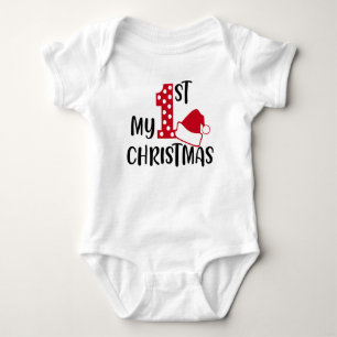 🎄My First Christmas Baby T-Shirt   Cute Holiday👶 Bodysuit