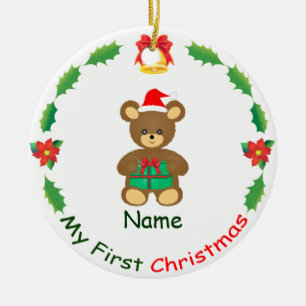 My First Christmas Ceramic Ornament