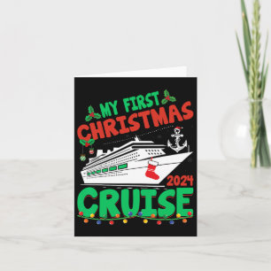 My First Christmas Cruise 2024 Cruise Ship Vacatio Card