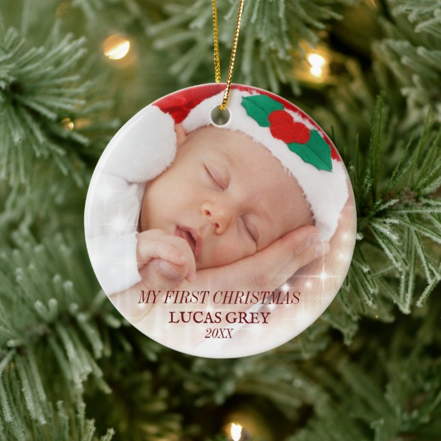 MY FIRST CHRISTMAS CUTE CERAMIC ORNAMENT (Tree)