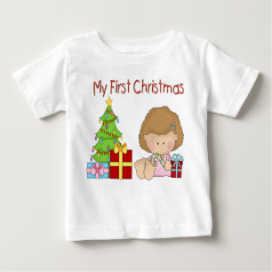 My First Christmas Girl Infant Long Sleeve T-Shirt