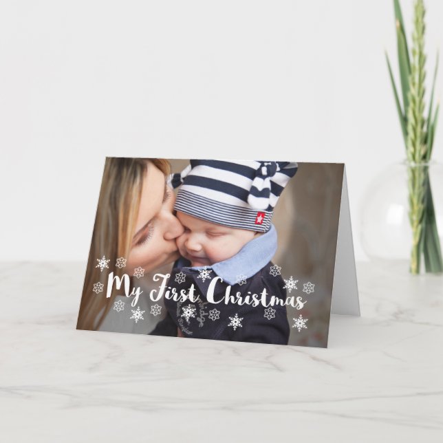 My First Christmas Holiday Card (Front)