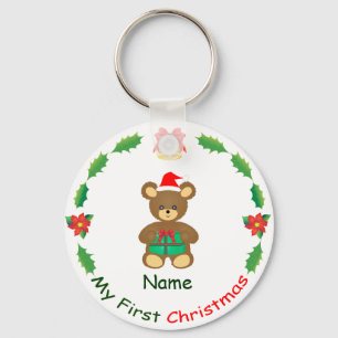 My First Christmas Key Ring