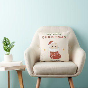 My First Christmas Little Egg Ornament Cushion