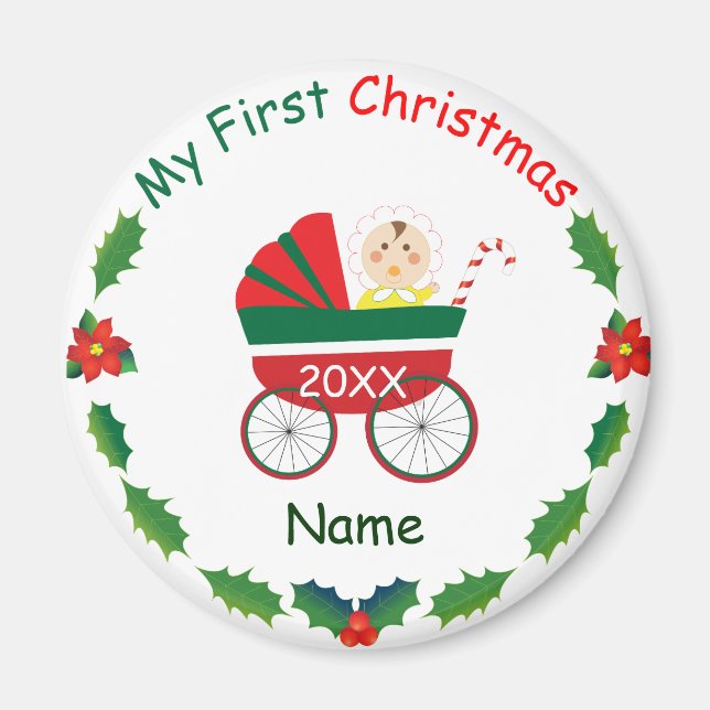 My First Christmas Magnet (Front)