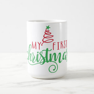 My First Christmas Mug   Cute Holiday Baby Gift Cu