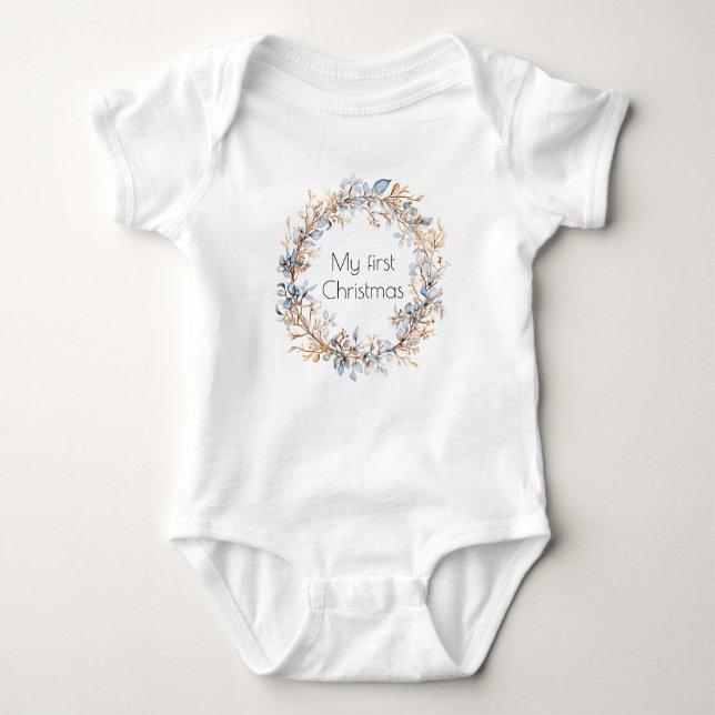 My First Christmas Nutcracker Baby Bodysuit (Front)
