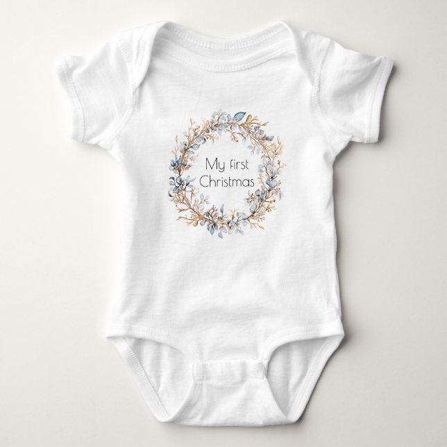 My First Christmas Nutcracker Ballerina Baby Bodysuit (Front)