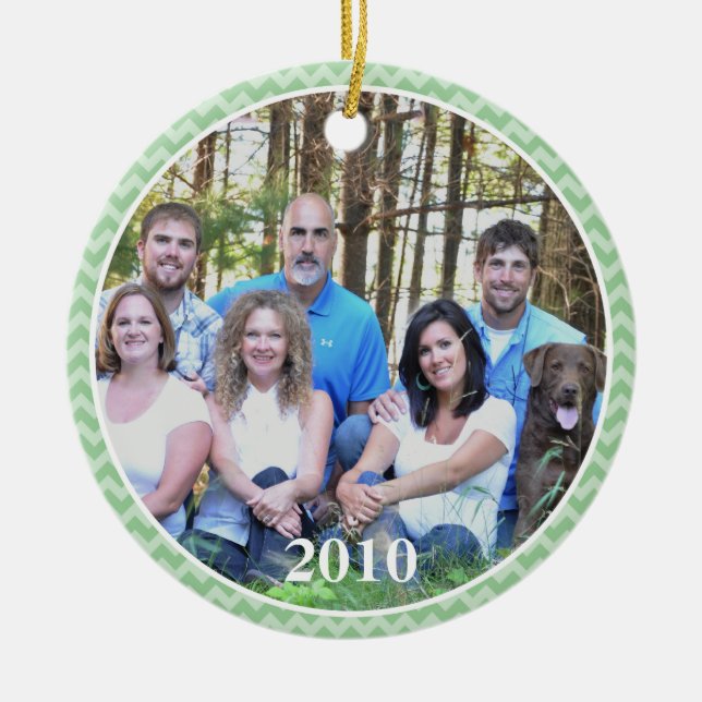 My First Christmas Photo Ornament (Front)