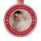 My First Christmas Red Personalized Baby Photo