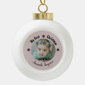 My first Christmas Snowflake Framed Ornament