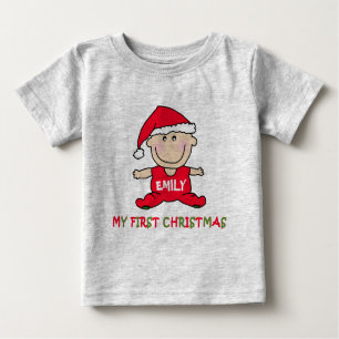 My First Christmas Tshirt to Customise