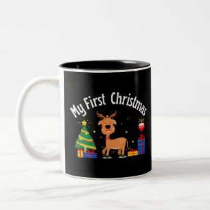 My First Christmas Two-Tone Coffee Mug