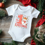 My First Christmas Typography Cute Snowman Baby Bodysuit<br><div class="desc">My First Christmas Typography Cute Snowman Baby Girl Baby Boy Baby Bodysuit features the text "My 1st Christmas" in modern script typography accented with a cute festive snowman and snowflakes. Perfect Christmas gift for a baby girl or baby boy. Created by Evco Studio www.zazzle.com/store/evcostudio</div>