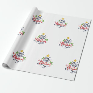 My First Christmas Wrapping Paper