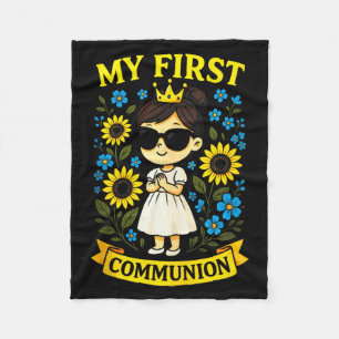 My First Communion - Christian Ceremony Tank Top Fleece Blanket