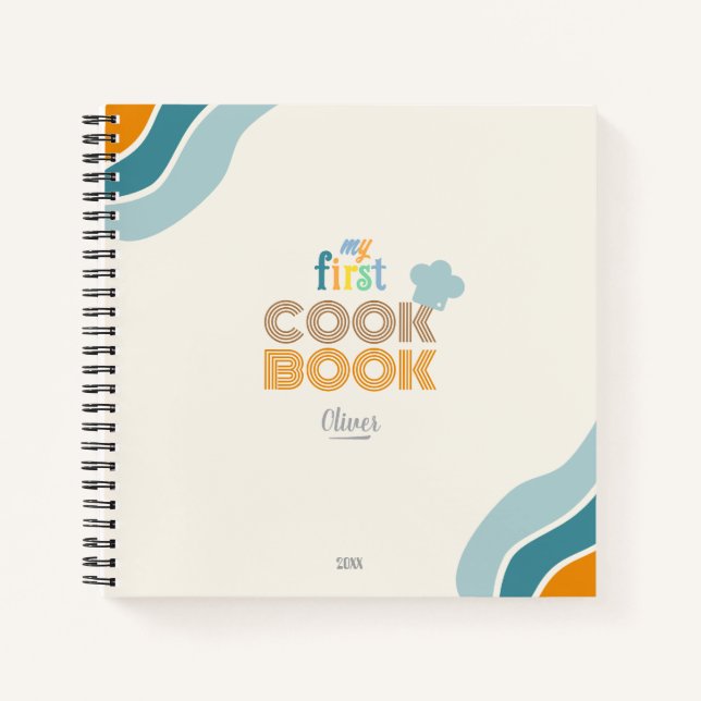 "My First cookbook for kids"  Notebook (Front)